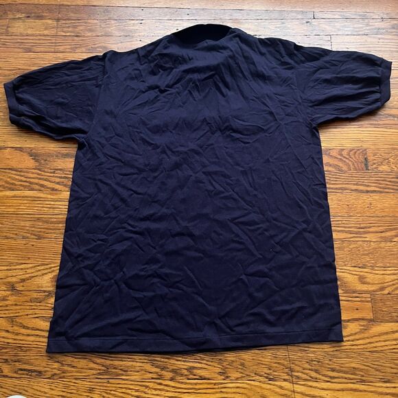 Vintage Anvil Selvedge Pocket 1997 Indianapolis Firefighte Blue Polo Size L - Picture 6 of 6